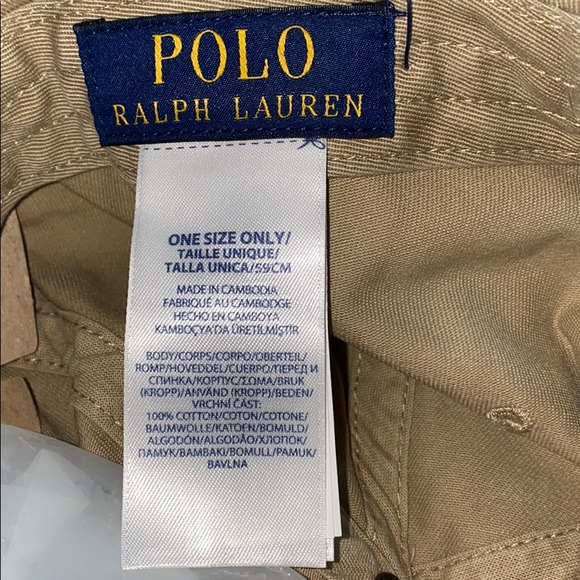 Mens POLO BEAR CHINO Cap - Picture 5 of 5